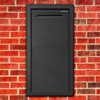 Paketbriefkasten Anthrazit mit Frontbox-Einbau-Rückseitige Entnahme – einfache Inbouw für maximalen Komfort.