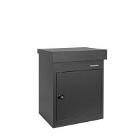 Sicherer Multibox-S Paketbriefkasten Wandmontage, optimal für den Schutz vor Diebstahl.