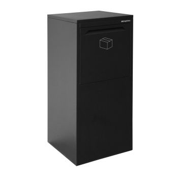 Sicherer Paketbriefkasten XXL mit rückseitiger Entnahme im Frontbox-DeLuxe Design.