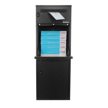 Komfortabler Briefkasten mit Paketfach – die Frontbox-DeLuxe-Postfach bietet getrennte Fächer für mehr Sicherheit und Bequemlichkeit.