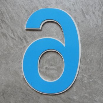 huisnummer stickers groot nummer 6