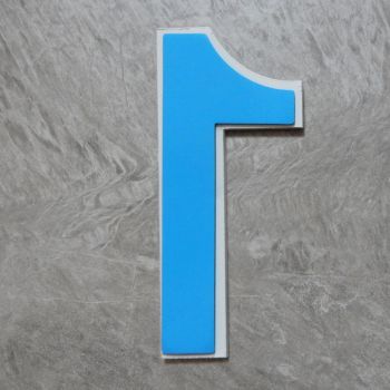 huisnummer stickers zelfklevend wit