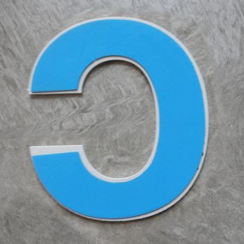 weerbestendige huisnummers met 3m sticker