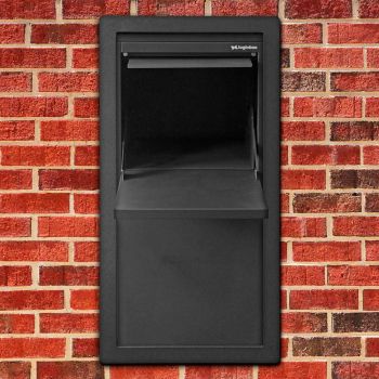 Robuste Paketbriefkasten Anthrazit mit Frontbox-Einbau-Rückseitige Entnahme – Sicherheit und Qualität vereint.