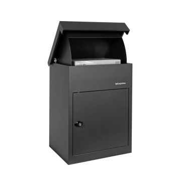 Eleganter Multibox-S Paketbriefkasten Wandmontage, vereint Design.