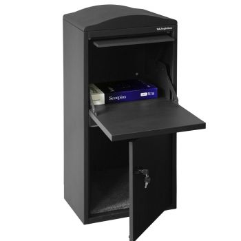 Robust und sicher: Frontbox-Uni Paketbox für zuhause XXL für sorgenfreien Paketempfang