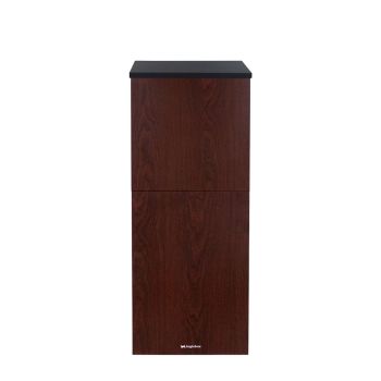Hochwertiger Holzbriefkasten mit Paketfach, Trendybox-Holz, sichere Rückseite für bequemes Paketzuführen