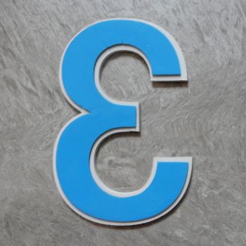 roestvrijstalen huisnummers