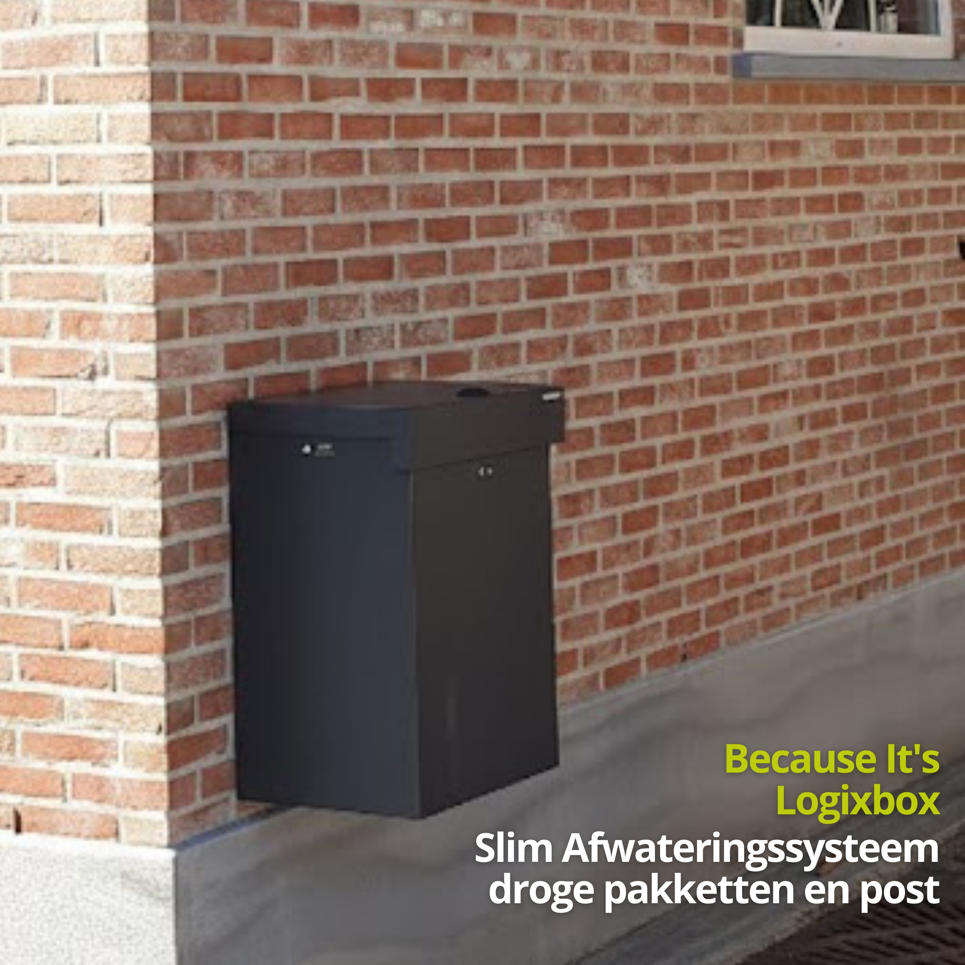 Logixbox pakketbrievenbussen overzicht: Multibox-S, Topbox-XL, Frontbox en Frontbox-Postvak voor veilig, weerbestendig en zorgeloos ontvangen van post en pakketten bij de voordeur.