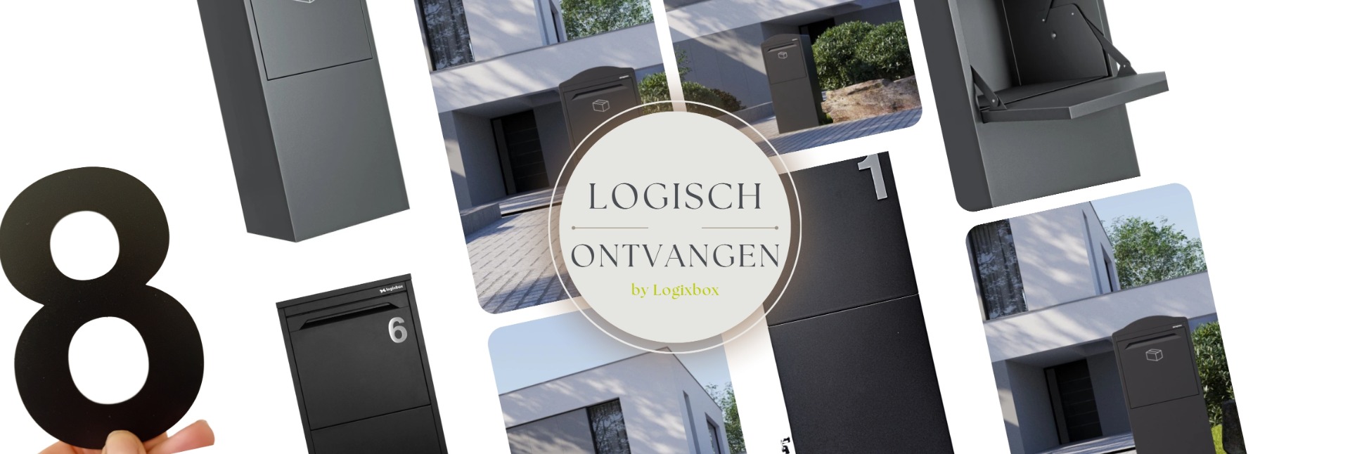 huisnummer monteren op brievenbus